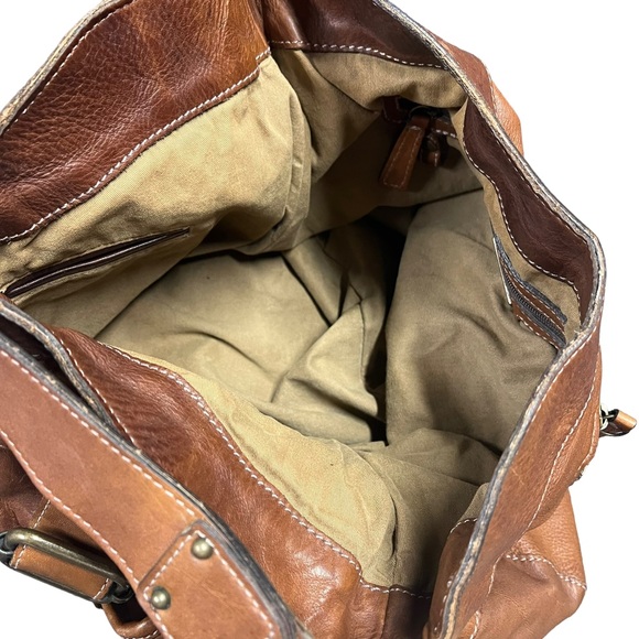 Banana Republic Ashbury Large Leather Shoulder Bag Hobo - Picture 10 of 13